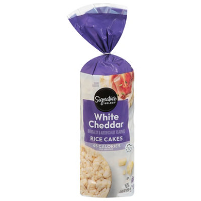 Signature SELECT White Cheddar Rice Cakes  - 5.46 Oz - Image 1