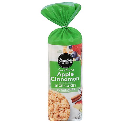 Signature SELECT Rice Cakes Apple Cinnamon - 6.52 Oz