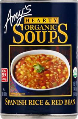 Amy's Hearty Spanish Rice & Red Bean Soup - 14.7 Oz - Image 2