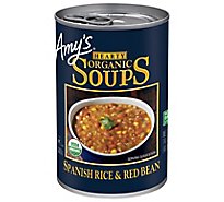 Amys Soups Organic Hearty Spanish Rice & Red Beans - 14.7 Oz