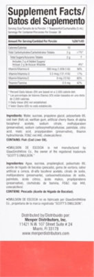 Menper Emulsion De Escocia Cod Liver Oil Cherry - 6.5 Fl. Oz. - Image 4
