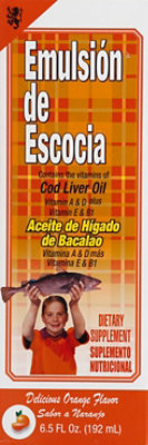 Menper Emulsion De Escocia Cod Liver Oil Orange - 6.5 Fl. Oz. - Image 2