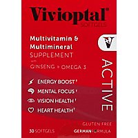 Vivioptal Active Multivitamin & Mineral Caplets - 30 Count - Image 2
