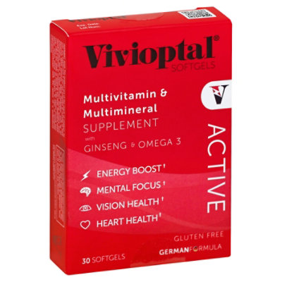 Vivioptal Active Multivitamin & Mineral Caplets - 30 Count