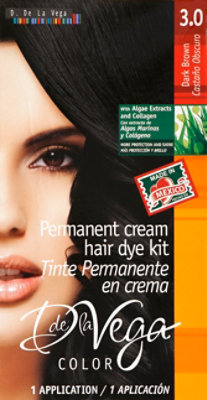 D De La Vega Hair Dye 3.0 Dark Brown - Each - Image 2