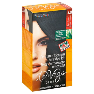 D De La Vega Hair Dye 3.0 Dark Brown Each Safeway