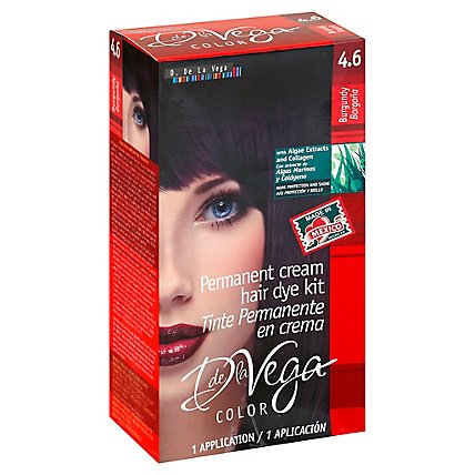 D De La Vega Hair Dye 4.6 Burgundy - Each - Image 1