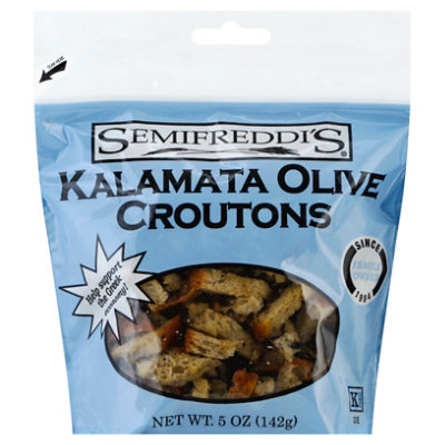 Semifreddis Kalamata Croutons - 5 Oz