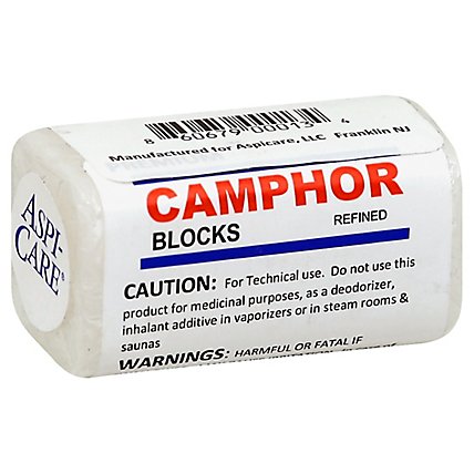 Aspi-Care Camphor Blocks 4 Pcs - .89 Oz - Image 1
