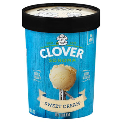 Clover Sonoma Ice Cream Sweet Cream - 1.5 QT - safeway
