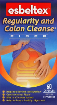 Esbeltex Colon Cleanser Fiber Caplets - 60 Count - Image 2