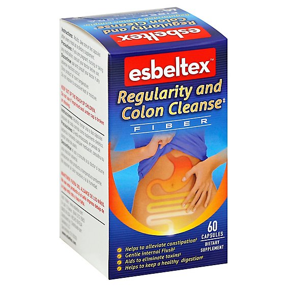 Esbeltex Colon Cleanser Fiber Caplets - 60 Count