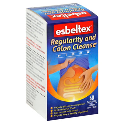 Esbeltex Colon Cleanser Fiber Caplets - 60 Count