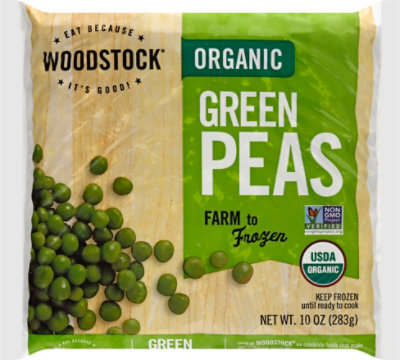Woodstock Farms Organic Peas Green - 10 Oz - Image 2