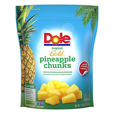 Dole Pineapple Chunks Gold - 2 Lb