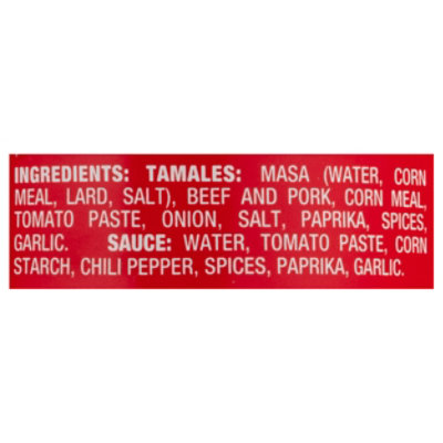 La Preferida Tamales With Sauce Beef & Pork Can - 15 Oz - Image 4