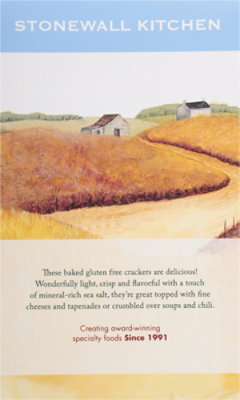 Stonewall Kitchen Gluten Free Sea Salt Cracker - 4.4 Oz - Image 5