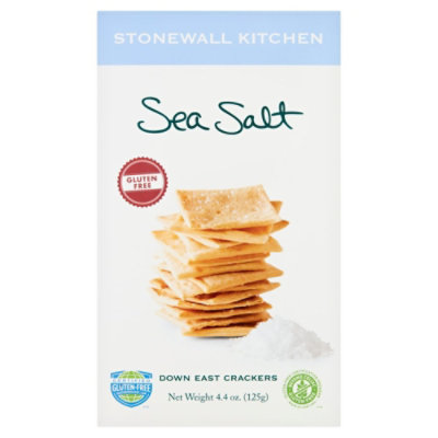 Stonewall Kitchen Gluten Free Sea Salt Cracker - 4.4 Oz - Image 1