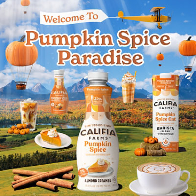 Califia Farms Pumpkin Spice Almond Milk Coffee Creamer - 25.4 Fl. Oz. - Image 2