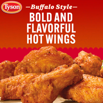 Tyson Anytizers Frozen Buffalo Style Hot Wings Bone-In Bag - 1.37 Lb - Image 2