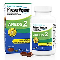 PreserVision Areds 2 Eye Vitamin & Mineral Mini Softgel - 90 Count - Image 2