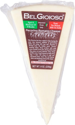 BelGioioso Pecorino Romano Cheese Wedge - 8 Oz - Image 2