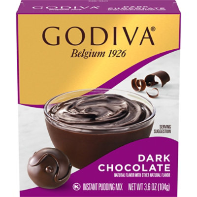 Godiva Dark Chocolate Instant Pudding Mix - 3.6 Oz - Image 3