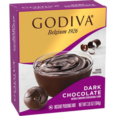 Godiva Dark Chocolate Instant Pudding Mix - 3.6 Oz - Image 7