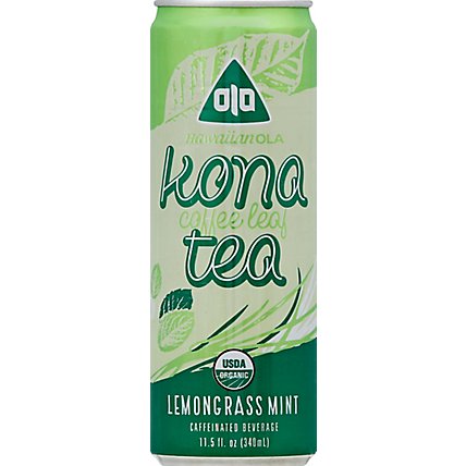 Hawaiian Ola Kona Coffee Leaf Tea Lemongrass Mint - 11.5 Fl. Oz. - Image 2