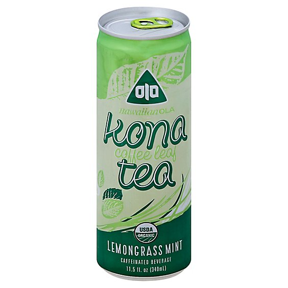 Hawaiian Ola Kona Coffee Leaf Tea Lemongrass Mint - 11.5 Fl. Oz.