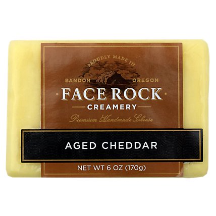 Face Rock 12 Month Aged Cheddar - 6 Oz - Image 1
