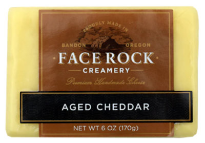 Face Rock 12 Month Aged Cheddar - 6 Oz - Image 1