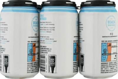 Santa Monica Wit Modern White Ale In Cans - 6-12 Fl. Oz. - Image 4