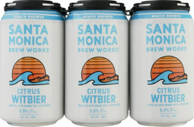 Santa Monica Wit Modern White Ale In Cans - 6-12 Fl. Oz. - Image 2