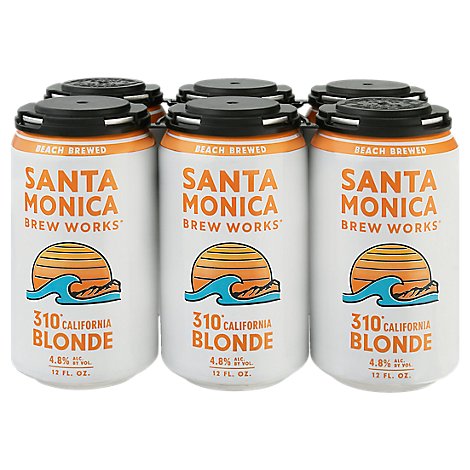 Santa Monica 310 Ca Blonde Ale In Cans - 6-12 Fl. Oz.