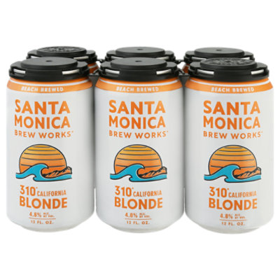 Santa Monica 310 Ca Blonde Ale In Cans - 6-12 Fl. Oz.