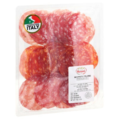 Veroni Antipasto Italiano Tio Salami Sliced Pp - 4 Oz