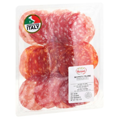 Veroni Antipasto Italiano Tio Salami Sliced Pp - 4 Oz - Vons