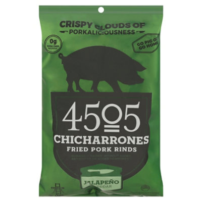 4505 Chicharrones Fried Pork Rinds Jalapeno Cheddar - 2.5 Oz