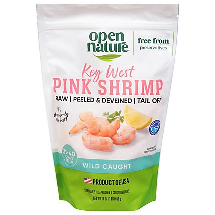 Open Nature Shrimp Raw Wild Caught Peeled & Deveined 31 To 40 Count - 16 Oz - Image 3