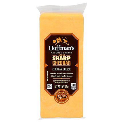 Hoffmans Cheese Cheddar Extra Sharp - 7 Oz - Image 2