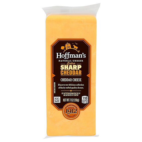 Hoffmans Cheese Cheddar Extra Sharp - 7 Oz