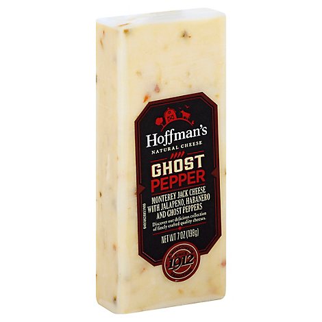 Hoffmans Cheese Monterey Jack Ghost Pepper With Jalapeno Habanero - 7 Oz