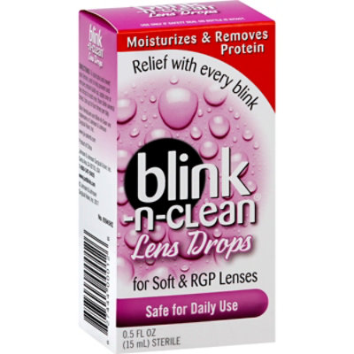 Blink Complete Blink Clean Lens Drops - .5 Fl. Oz.