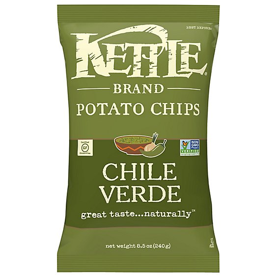 Kettle Potato Chips Chili Verde - 8.5 Oz