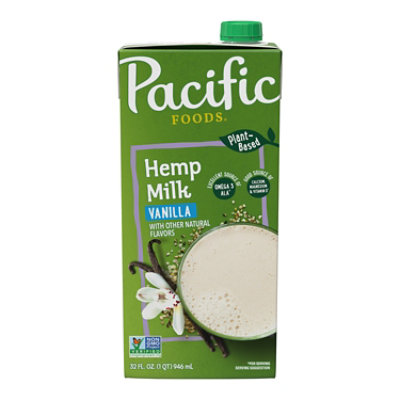 Pacific Beverage Non-Dairy Hemp Vanilla - 32 Fl. Oz.
