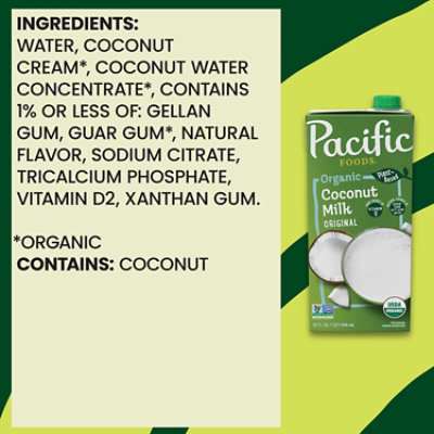 Pacific Foods Original Organic Coconut Milk - 32 Fl. Oz. - Image 5