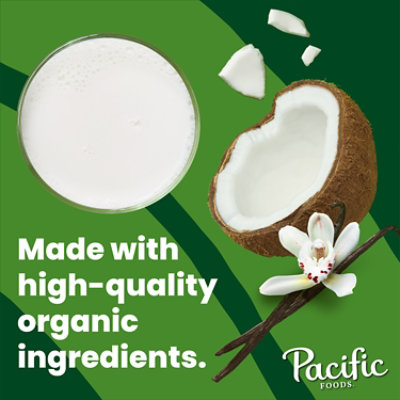 Pacific Foods Organic Unsweetened Vanilla Coconut Milk - 32 Fl. Oz. - Image 2