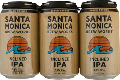 Santa Monica Inclined Ipa In Cans - 6-12 Fl. Oz. - Image 2