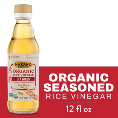 NAKANO Organic Seasoned Rice Vinegar - 12 Oz - Image 1